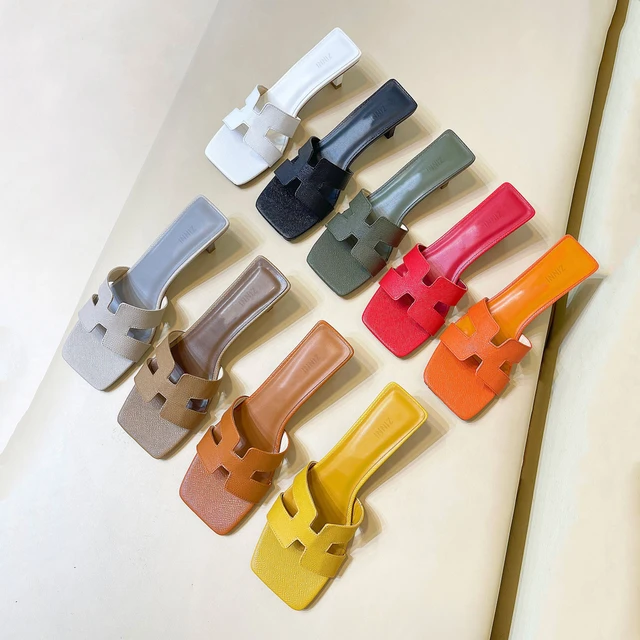 Guốc H 3cm da hạt